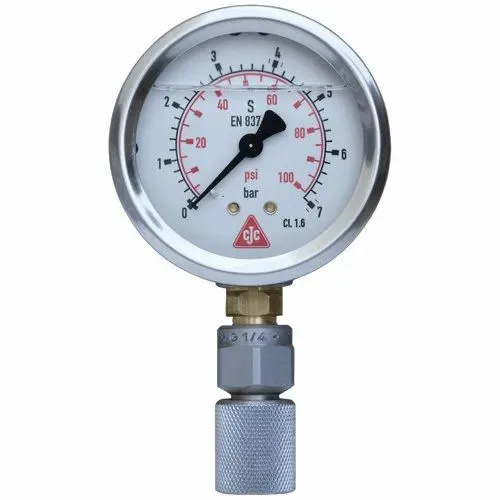 CJC 7 Bar Pressure Gauge With Mini Mess